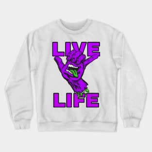 Live Life Joker Crewneck Sweatshirt